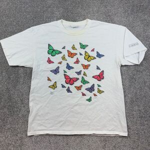 Vintage Butterflies Shirt Mens XL White Frederick Meijer Gardens Grand Rapids MI